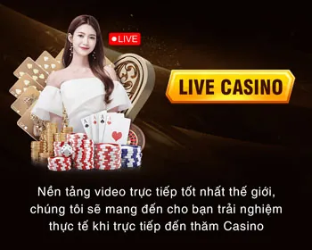 Trải nghiệm casino trực tuyến với người chia bài thật tại 12bet